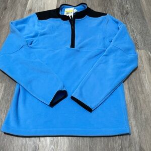 Nike Therma-Fit Victory Fleece Light Blue 1/2 Zip Golf Men's S